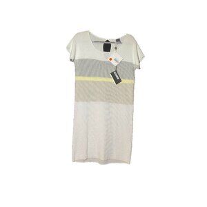 LORENA ANTONIAZZI Women's White Dress Size 44 NWT - 38in Length, 2in Sleeve‎